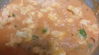 Cauliflower gravy # Best side dish for chapathi,idly,dosa  # Cooking # Food # Muscat # 2026