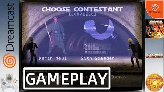 Star Wars: Demolition (SEGA Dreamcast) Gameplay 13 - Darth Maul | CorvuzSoli