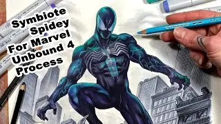 Symbiote SpiderMan for Marvel Unbound 4 process