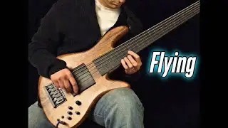 6 String Fretless Bass Song - 'Flying'