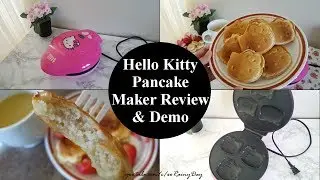Pink Hello Kitty Pancake Maker Review & Demo | Cute & Efficient Breakfast Kitchen Appliance