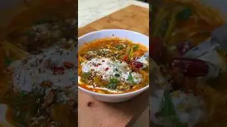 Aush - Afghan noodle soup (asmr)