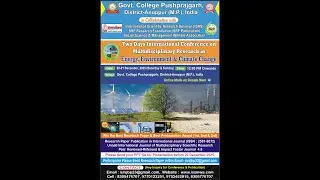 Two Days International Conference on Energy, Environment & Climate Change