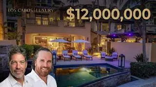 Inside a $12M Hacienda Beach Club Oceanfront Villa | Cabo San Lucas