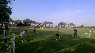 Visakha FC GK Training - 1v1s/Through Balls.  Anthony McMullen