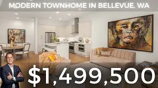 Luxury Living in Bellevue: Tour This $1.68M Modern Townhome!