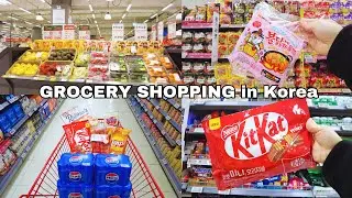 Grocery Shopping in Korea | Stock Winter | Supermarket Food with Prices | Shopping in Korea