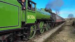 Mayflower 61306 arriving into Irwell Vale