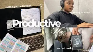 trying to be productive intentionally 📚