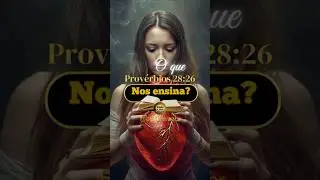 O que Prov&eacute;rbios cap&iacute;tulo 28 vers&iacute;culo 26 nos Ensina?❤️ Ou&ccedil;a essa palavra de Deus.