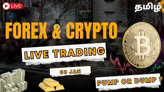 XAUUSD Up or Down? Real Breakout or Fake Move|BTC | Forex |Crypto Live Trading - Jan 08, 2025  தமிழ்
