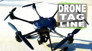 We used a drone to tag our highline for the first time at CRG 240!