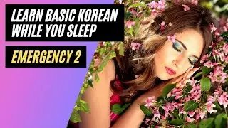 Learn Basic Korean While You Sleep - Emergency 2  |  Listen, Repeat and Memorize Hangul for an hour
