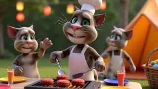 TALKING TOM Camping, Kittens & Cat | Fun Nursery Rhymes Compilation for Kids