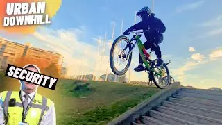 PRESKOČIO SAM NAJVEĆE STEPENICE ISPRED OBEZBEĐENJA *Urban Downhill*