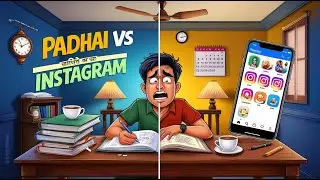 Padhai vs Instagram 😵📚📱 | Relatable Hindi Song 2026 | Student Life Anthem | Must Watch