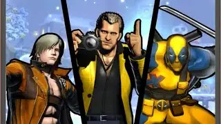Ultimate Marvel vs Capcom 3: Frank West, Dante, and Deadpool arcade playthrough
