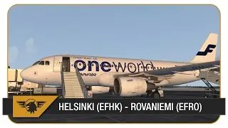 Welcome on board... FIN439L | Helsinki (EFHK) - Rovaniemi (EFRO) | FSX | Aerosoft Airbus A319