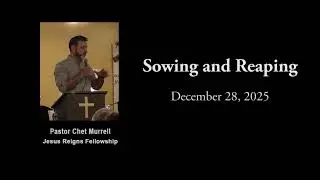 Sunday Message - December 28, 2025: 