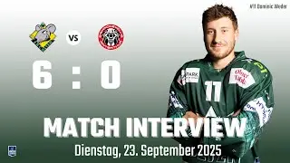 Was sagt Dominic Weder zum 6:0 Sieg gegen Winterthur / EHCO - EHCW 23.09.2025  🌲🌲🌲