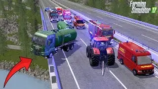 LS17 - Stürzt der Tanklaster in die Schlucht runter? 😱💥 Feuerwehr Einsatz für die FF Königsberg