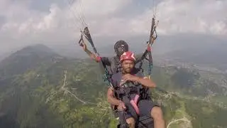 Paragliding in Pokhera, Nepal