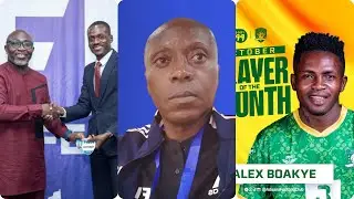 ALEX BOAKYE(AGUMBA) READY FOR BLACKSTARS, REFEREE JULIAN NUNOO RECEIVES FIFA BADGE