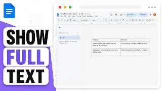 How to Fix Cut-Off Text Inside a Google Docs Table (Cell Copy Cutoff)