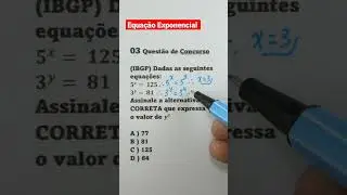 Quest&atilde;o de Concurso: IBGP #shorts