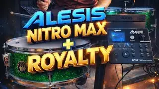 ALESIS NITRO MAX + ROYALTY HYBRID DRUMS (DEMO)