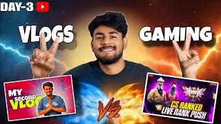 Vlogging 📸vs Gaming 🎮 which one is best content || how to grow channel #vlog #vlogging #gaming 