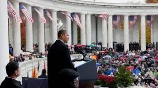 President Obama Honors Those Who Served on Veterans Day