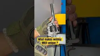 What makes webley MKVI unique co2 revolver ? #webleyrevolver #airguninindia #airgun #shortsfeed