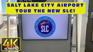 Salt Lake City Airport Tour (SLC) 2021 (4k UHD) #airporttour