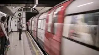 Train changes direction - Optical Illusion.