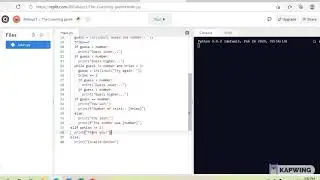 Guessing game in python by Rubayz