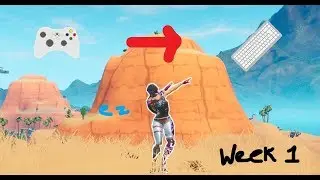 my 1 week progression from xbox to pc (controller to mouse & keyboard) Fortnite Montage