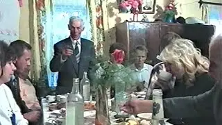 ДЕРЕВНЯ 90-х! 80 лет деду Николаю! Благодарная РОДНЯ! Торт! 4ч.