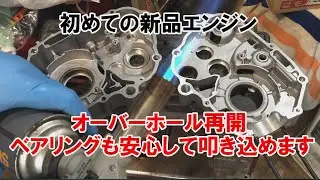 dcr522 祝！再開　初めての新品エンジンオーバーホール　ベアリングも安心して叩き込めます