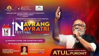 Garba Legend Shree Atul Purohit 2024 PROMO VIDEO FOR TORONTO, Canada