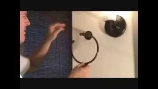 Tightening a loose towel ring