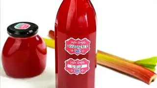 RHABARBERSIRUP selber machen - für erfrischende Sommerlimonade