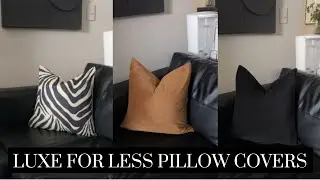 HOUSE TO HOME | BUDGET FRIENDLY FALL PILLOW COVERS| CB2 VS AMAZON DUPES | LUXE LOOK FOR LESS