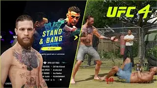 EA Sports UFC 4 - Conor McGregor vs Max Holloway Backyard Fight