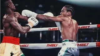 BONDIA HASSAN MWAKINYO AMPIGA BONDIA MGHANA KWA TKO