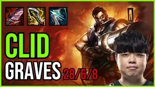 CLID - GRAVES vs CANYON - NIDALEE Jungle - KR Challenger - Patch 11.5 QUADRAKILL