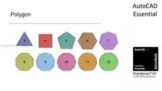 15. Polygon | AutoCAD 2022 | English