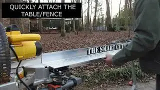 The Smart Cut Miter Saw Table Fence and Measuring System - Newest