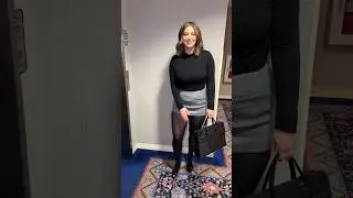 My feet kept slipping out of my heels 🤭