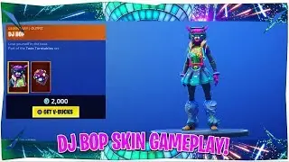 Fortnite DJ Bop Skin Gameplay!